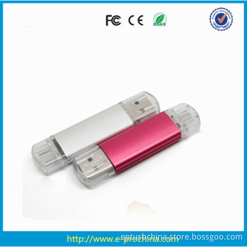 Double USB OTG USB Flash Drive for Mobile Phone